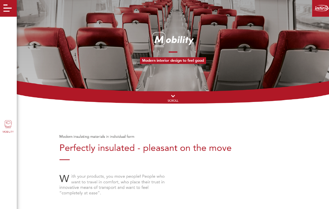 Intirio image of website